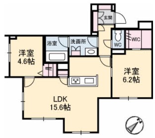 helianthe南幸町の間取り