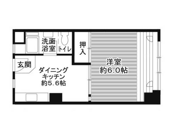 ビレッジハウス城北タワー1号棟の間取り