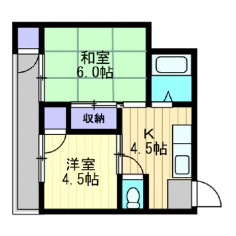 コーポ福島の間取り