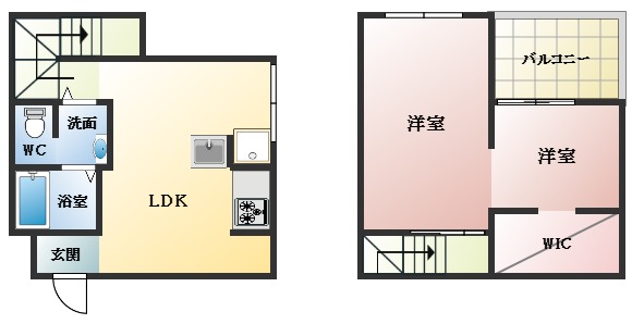 シャトールメールの間取り