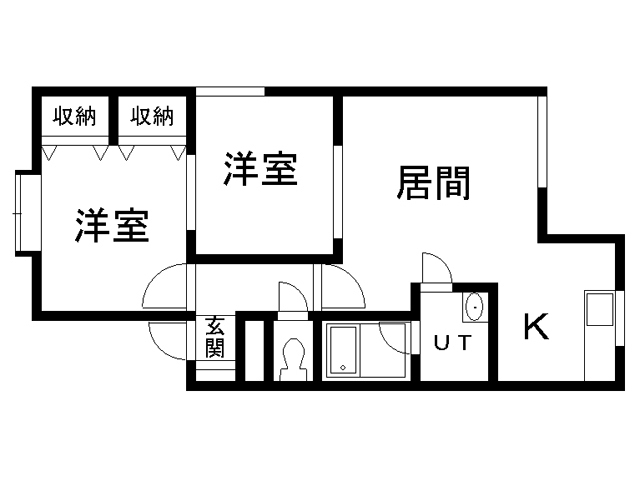 チェリー１５・５　Ｂの間取り