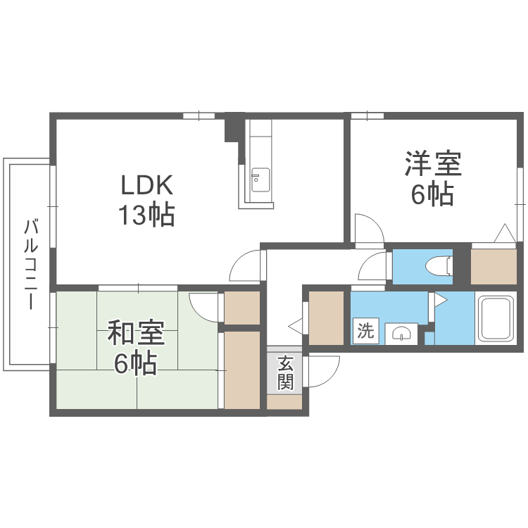 セジュールフォーレ　Ａ棟の間取り