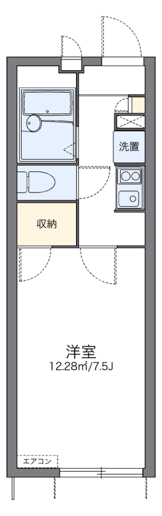 レオパレスすいれんの間取り