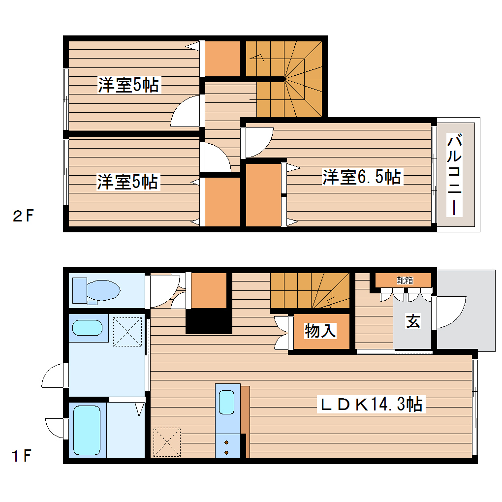 PROSPER愛子東の間取り