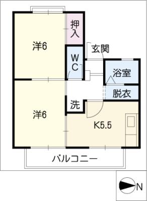 グリーンヒル明和の間取り