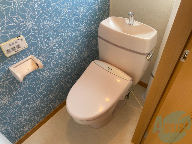 トイレ　トイレも広さ十分で、ゆったりできそうですね