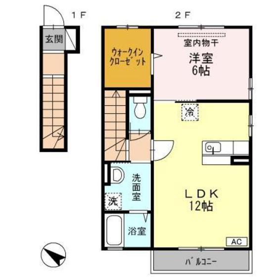 ボナール緑井の間取り