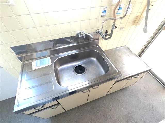 キッチン　ガスコンロ設置可能