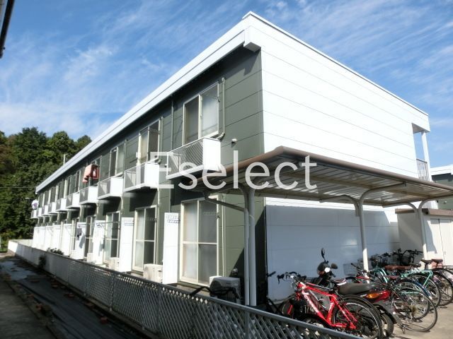 建物外観　嬉しい家具家電付きのお部屋です