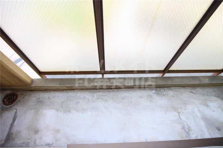 バルコニー　落ち着いた時間を過ごせるバルコニーです