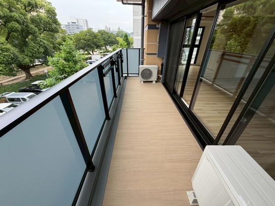 バルコニー　※別部屋の写真です