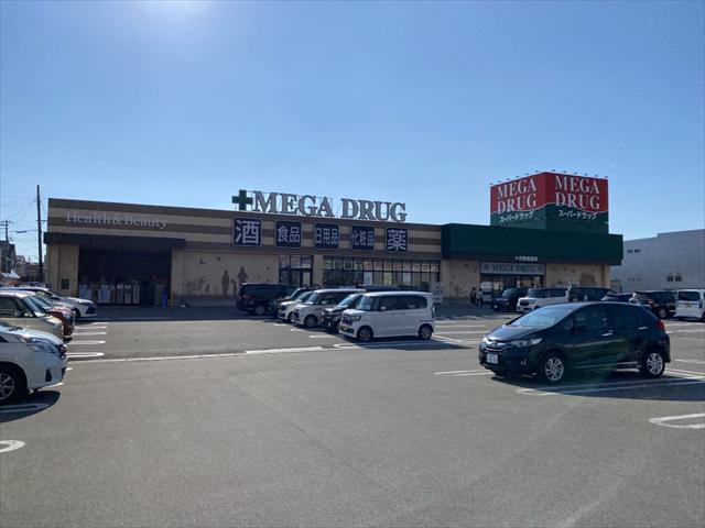 ドラックストア　メガ新国道店（ドラッグストア）まで306m