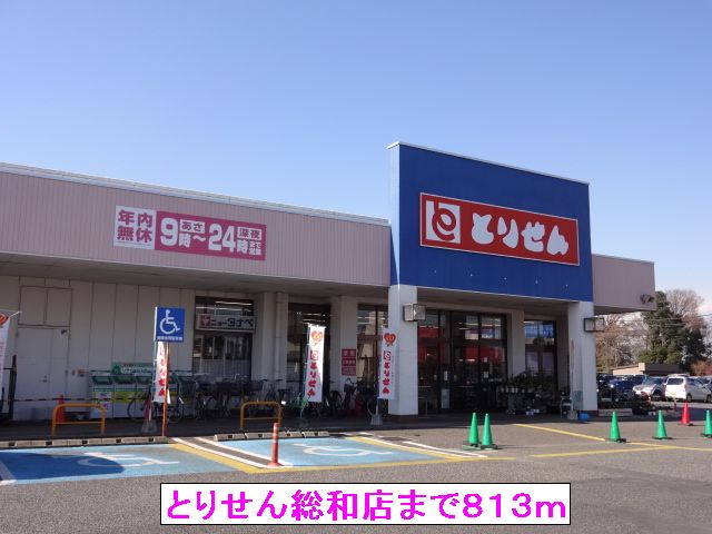スーパー　とりせん総和店（スーパー）まで813m