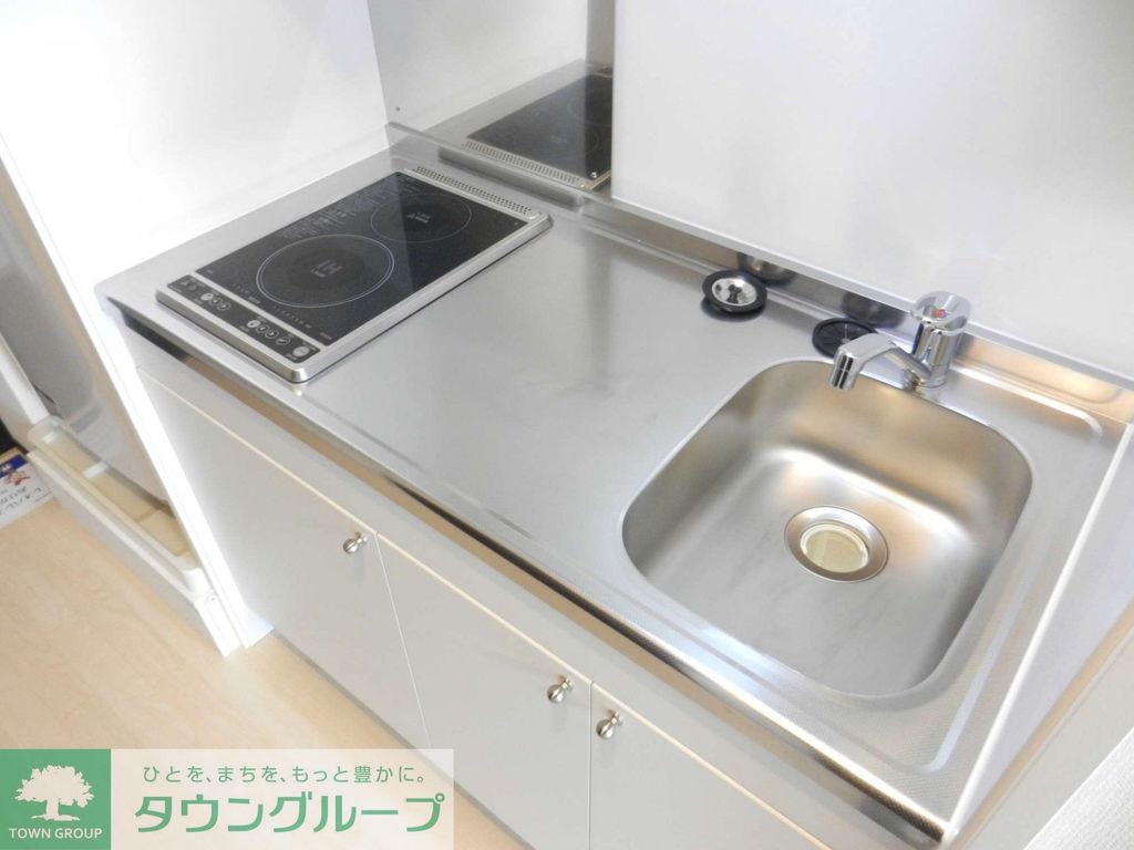 キッチン　調理スペースもある広々キッチンです！