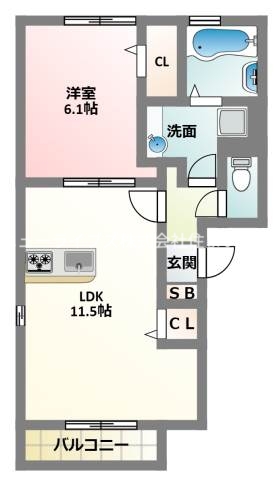 ミラブーカの間取り写真