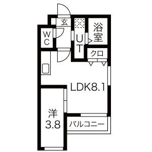 MOVE本陣PREMIOの間取り写真