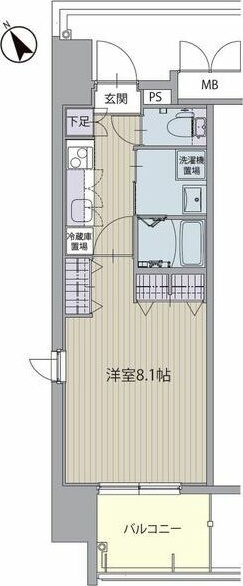 パルティール神宮南の間取り写真