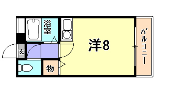 セント中御影の間取り写真