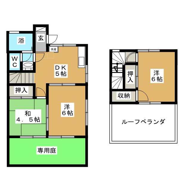 柏尾テラスハウスの間取り写真
