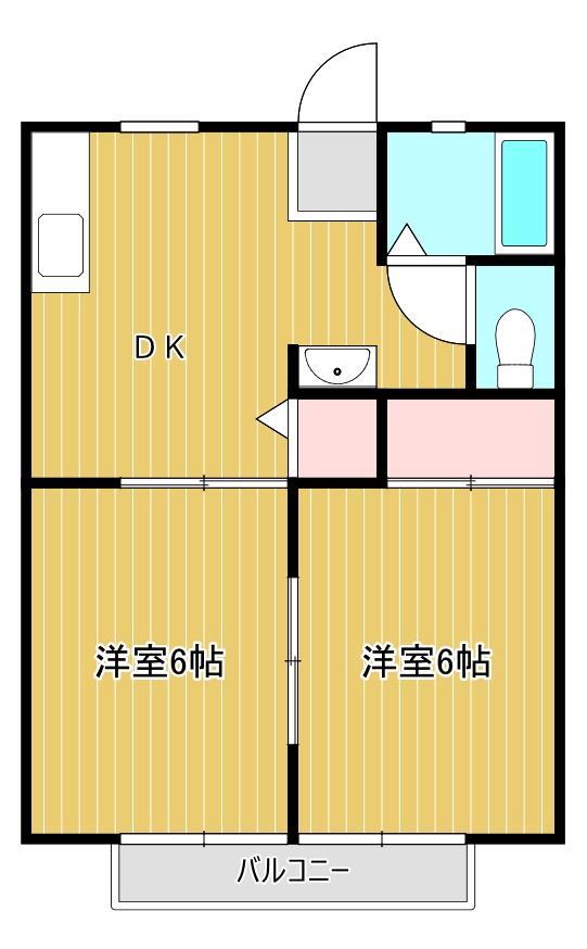 ふれ愛パナタウンB棟の間取り写真