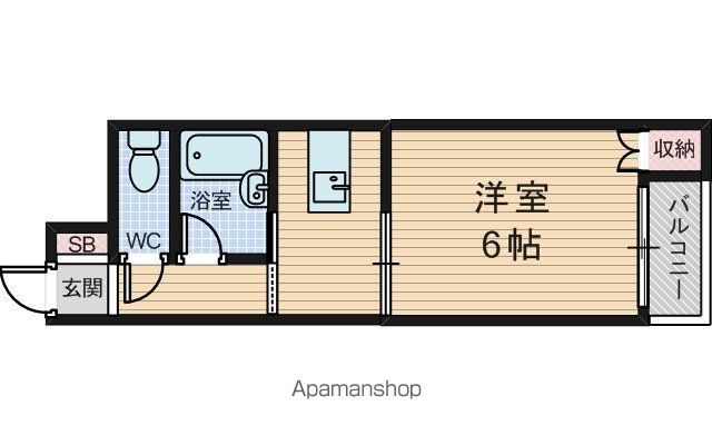 阪急千里線 下新庄駅 徒歩2分 7階建 築37年の間取り写真