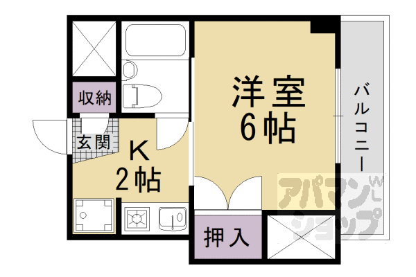 ゆめのこーぽの間取り写真