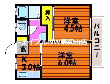 駅前ハイツIの間取り