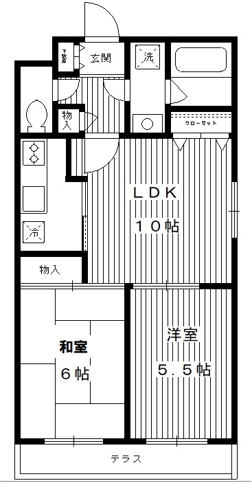 サンライフ並木の間取り