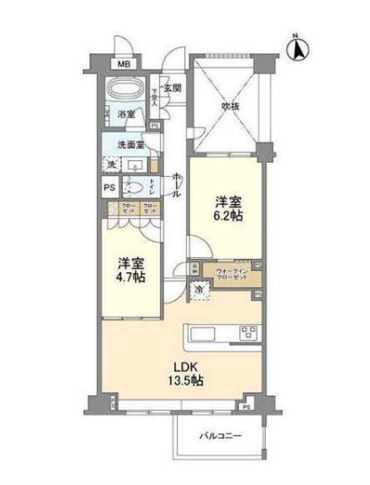 戸越銀座プレイスの間取り