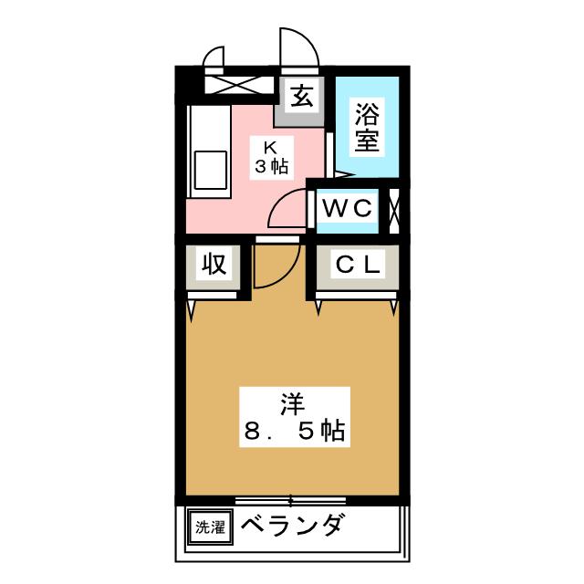 サンヴェール栄生の間取り