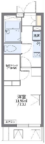 レオパレスＮＡＯＲＡＩの間取り