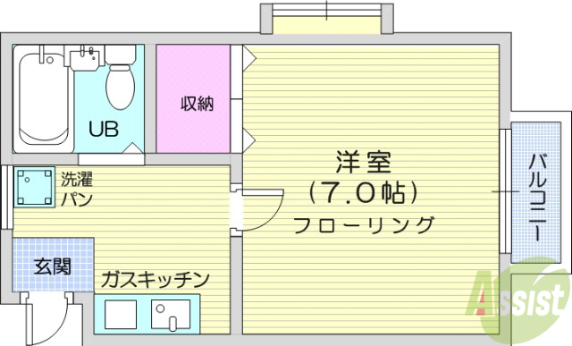 モアクレスト柏木の間取り