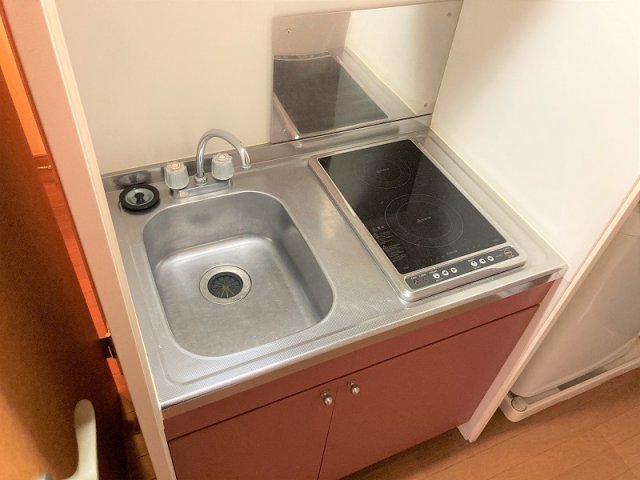 キッチン　2口電気コンロ