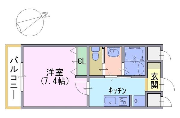 ドミール長岡京の間取り