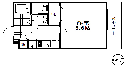 リブリ・新神戸の間取り