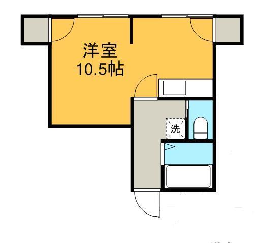 高松市御坊町のマンションの間取り