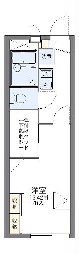 レオパレスＨＩＲＯの間取り