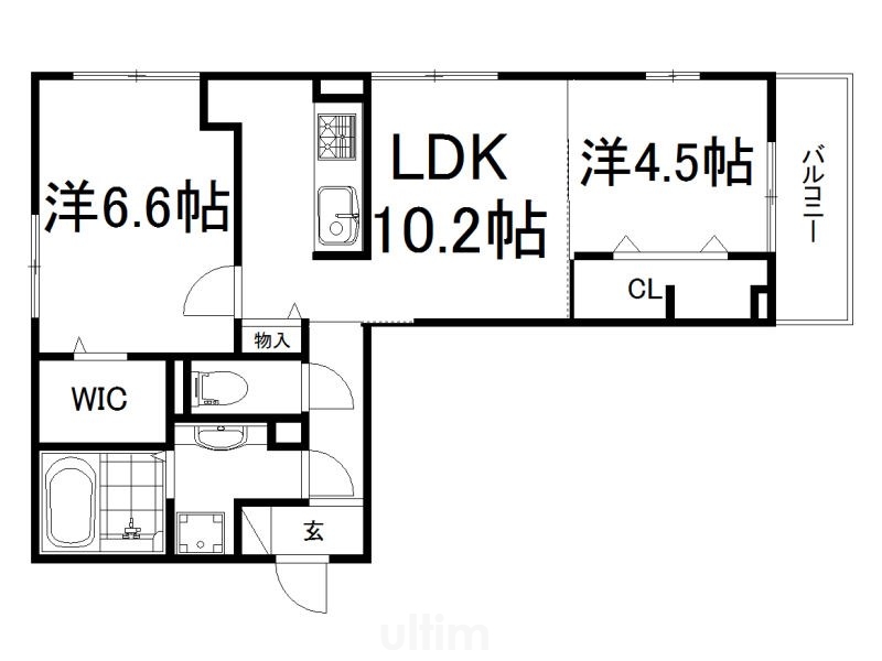 シューペリアIIの間取り