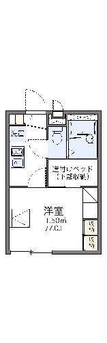 レオパレス広貴Ｃの間取り