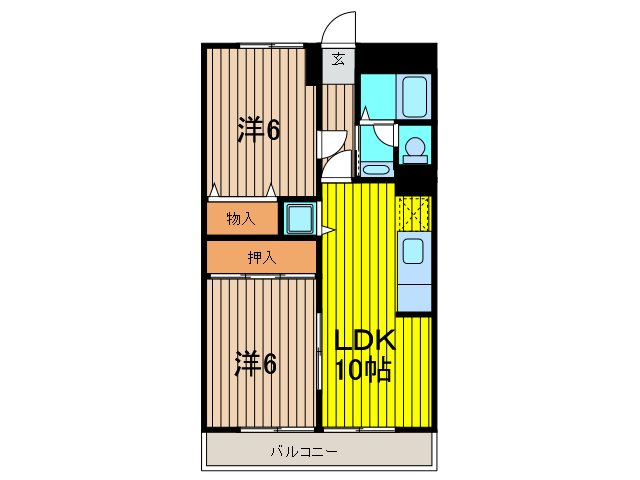 グローリアスハイツの間取り