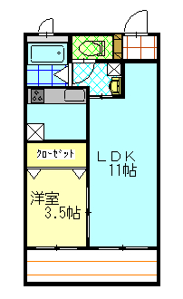 フラウメンヒルズの間取り