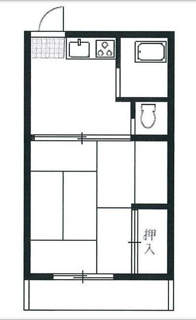 府中市新町のアパートの間取り