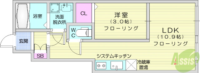 あすとpark名取の間取り