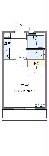 レオパレスコンフォートの間取り