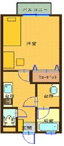 ｋ’ｓ　Ｈｏｕｓｅ　Ｐｏｌａｒｉｓの間取り