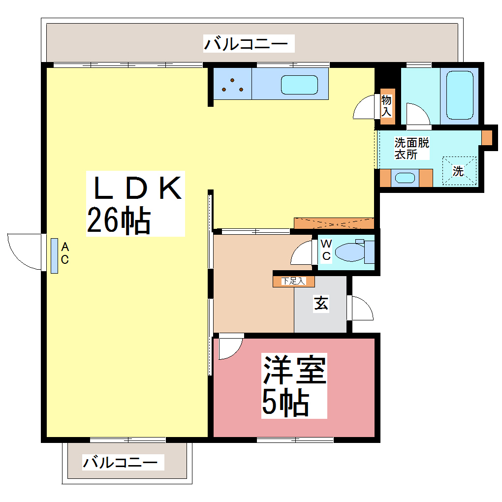 いずみビルの間取り