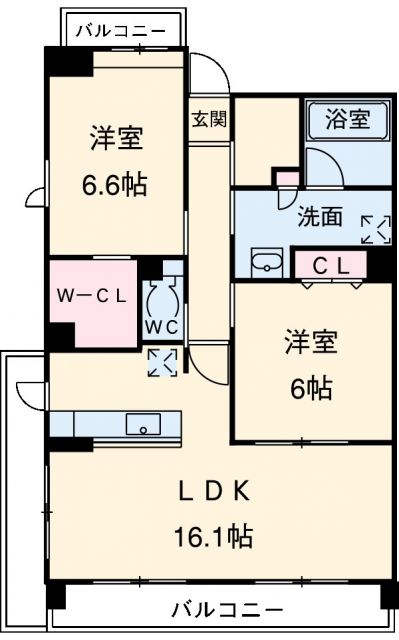 Ｅｐｏｃｈ　ＩＫＡＩの間取り