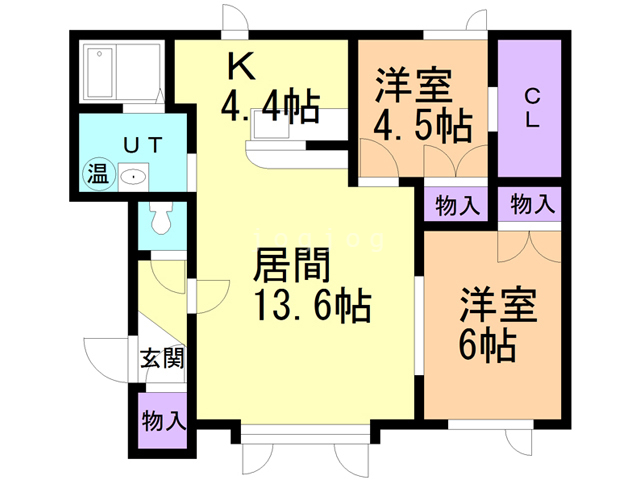 ハイツ福寿３の間取り