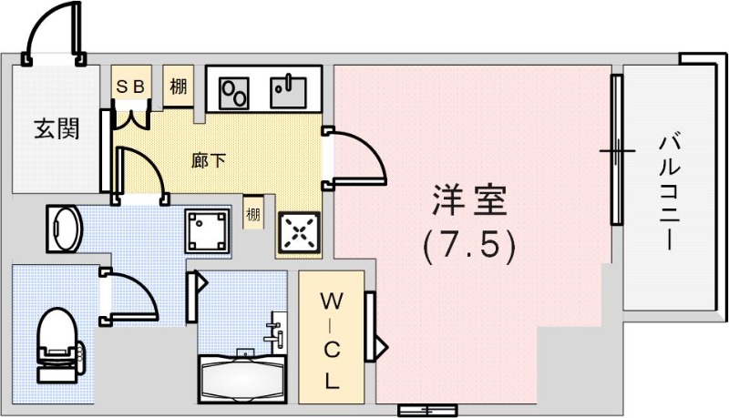 レジデンス神戸ウィステリアパークの間取り