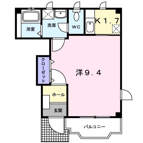 ダイヤモンドアヴェニューＡの間取り